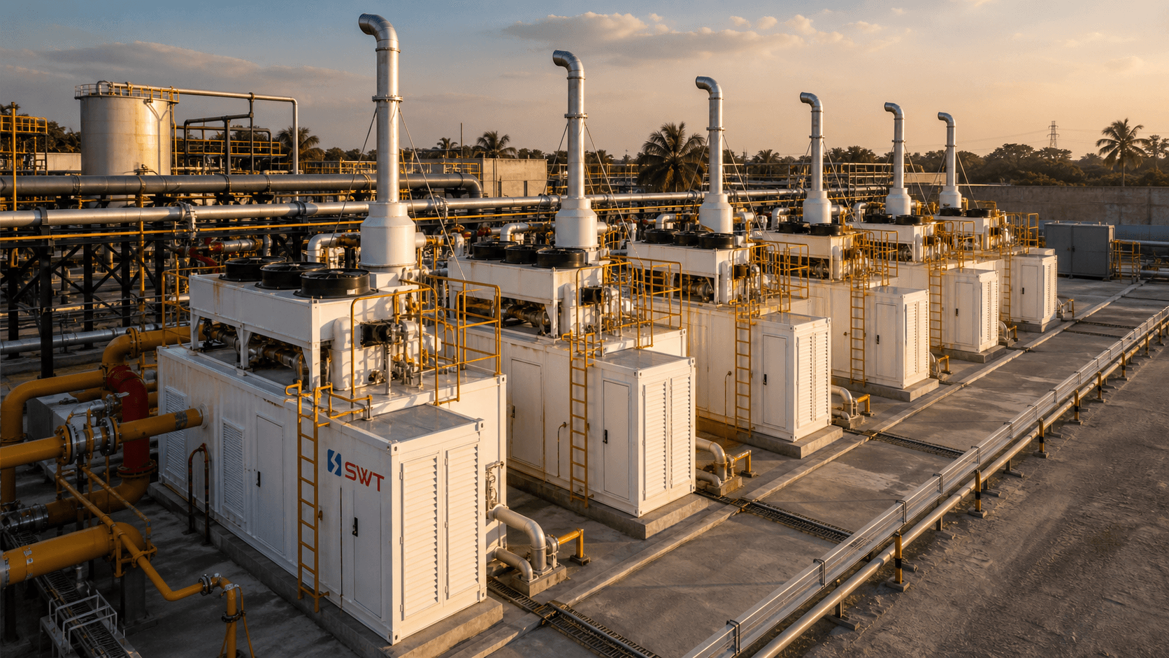 SWT branded generator factory for continuous operation