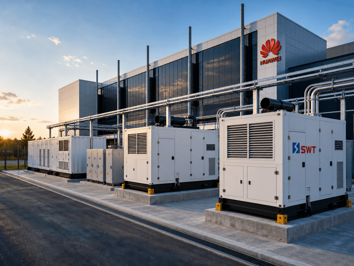 Energia de backup para data center Huawei